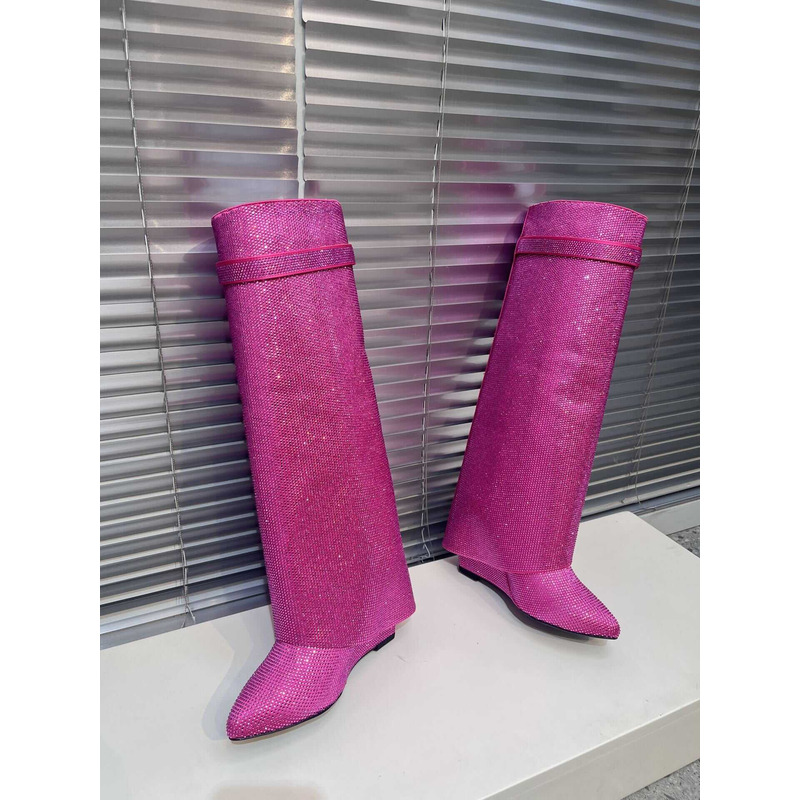 Givenchy Shark Lock Trouser Boots Pink