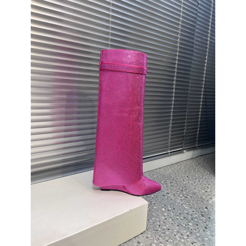 Givenchy Shark Lock Trouser Boots Pink