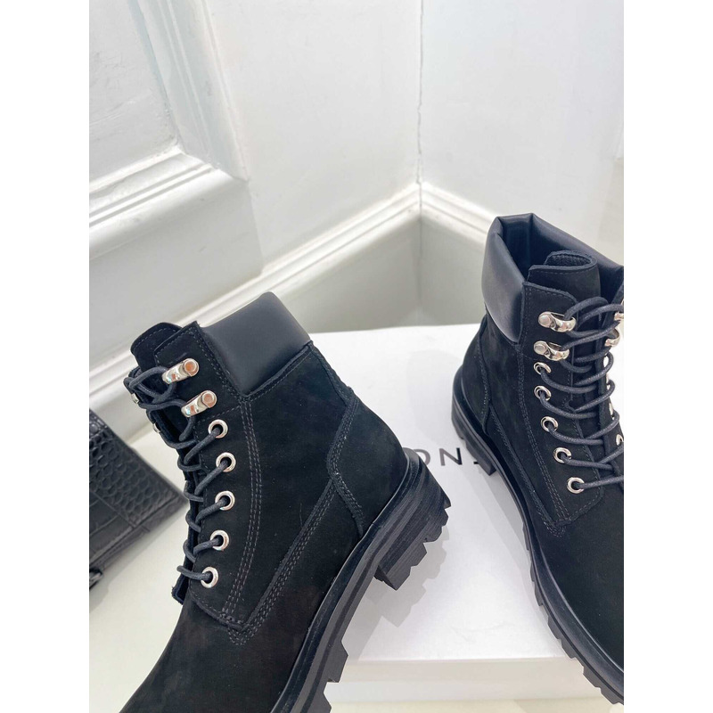 Givenchy Lace-Up Ankle Boots Black