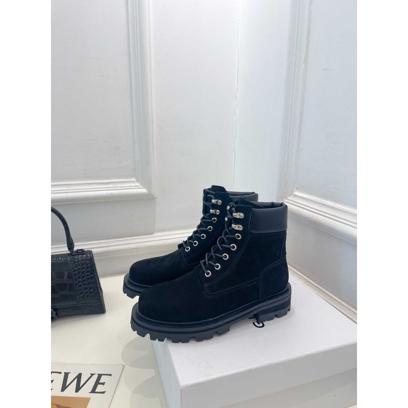 Givenchy Lace-Up Ankle Boots Black