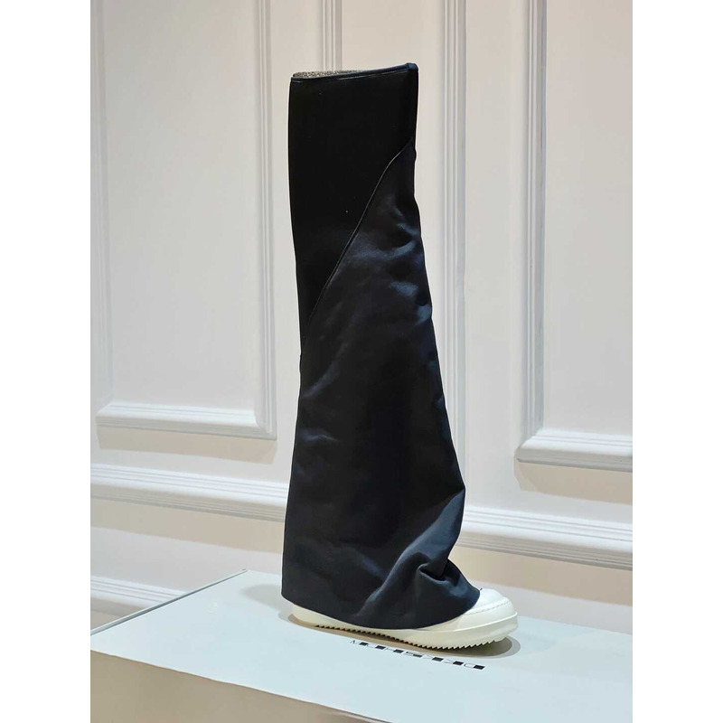 Rick Owens Drkshdw Cargo Fetish Knee-High Boots Black