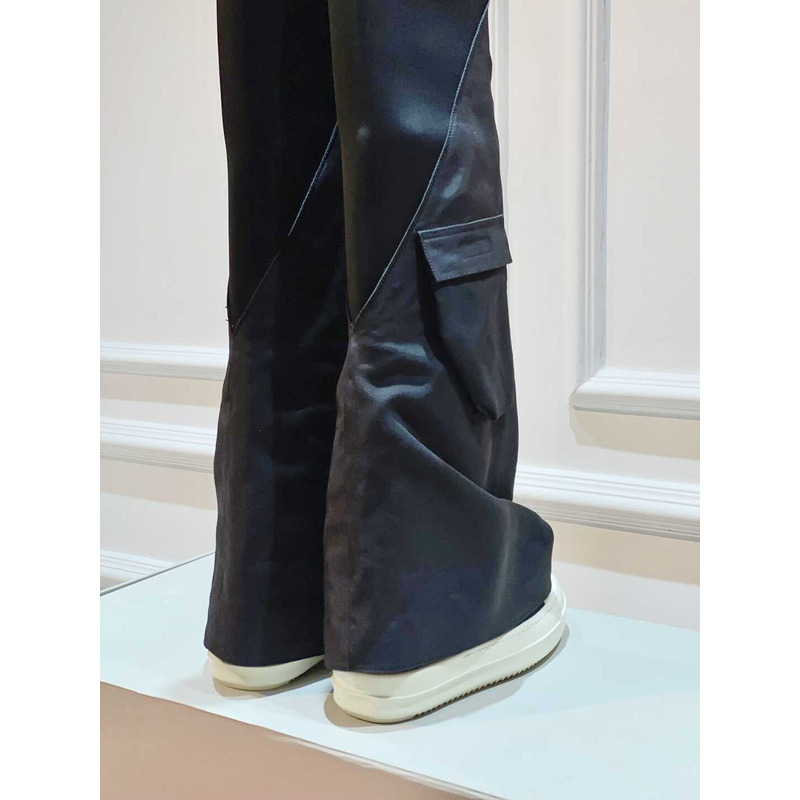 Rick Owens Drkshdw Cargo Fetish Knee-High Boots Black