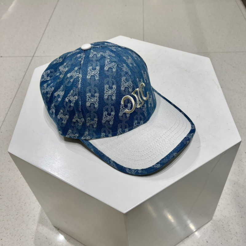 Ce**e logo baseball cap denim blue