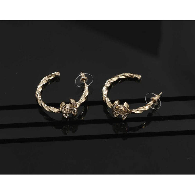 Ch*el cc ring earrings