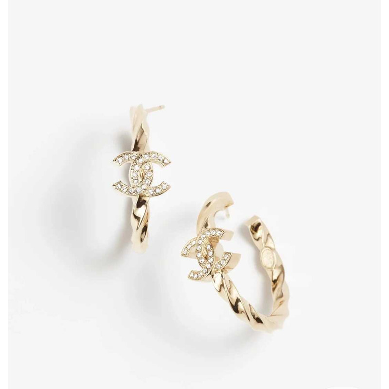 Ch*el cc ring earrings