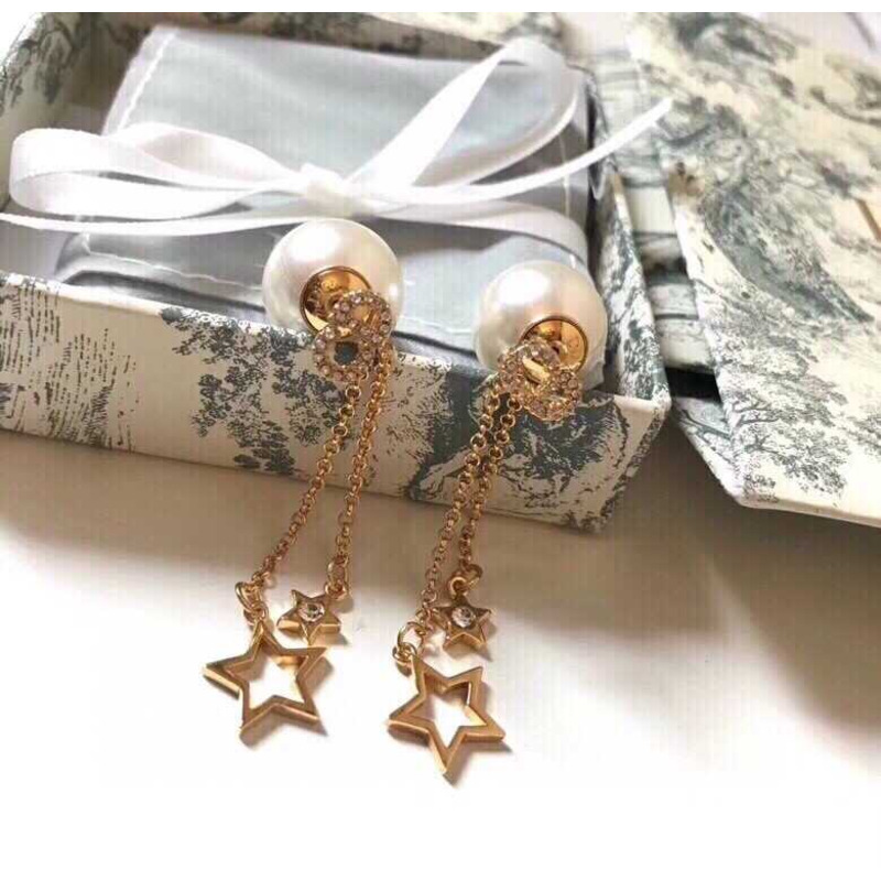 D*or pearl fringe earrings