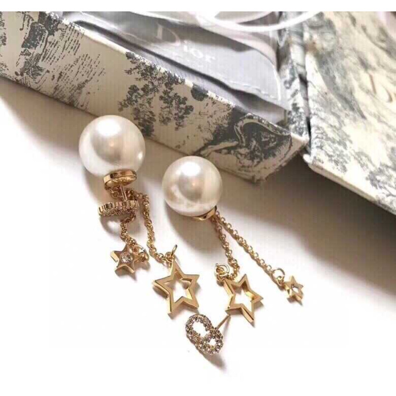 D*or pearl fringe earrings