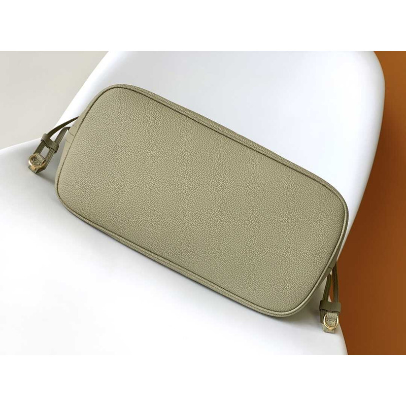 l**is V*t*n neverfull mm monogram empreinte leather khaki green