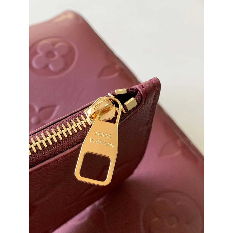 l**is V*t*n neverfull empreinte mm wine color