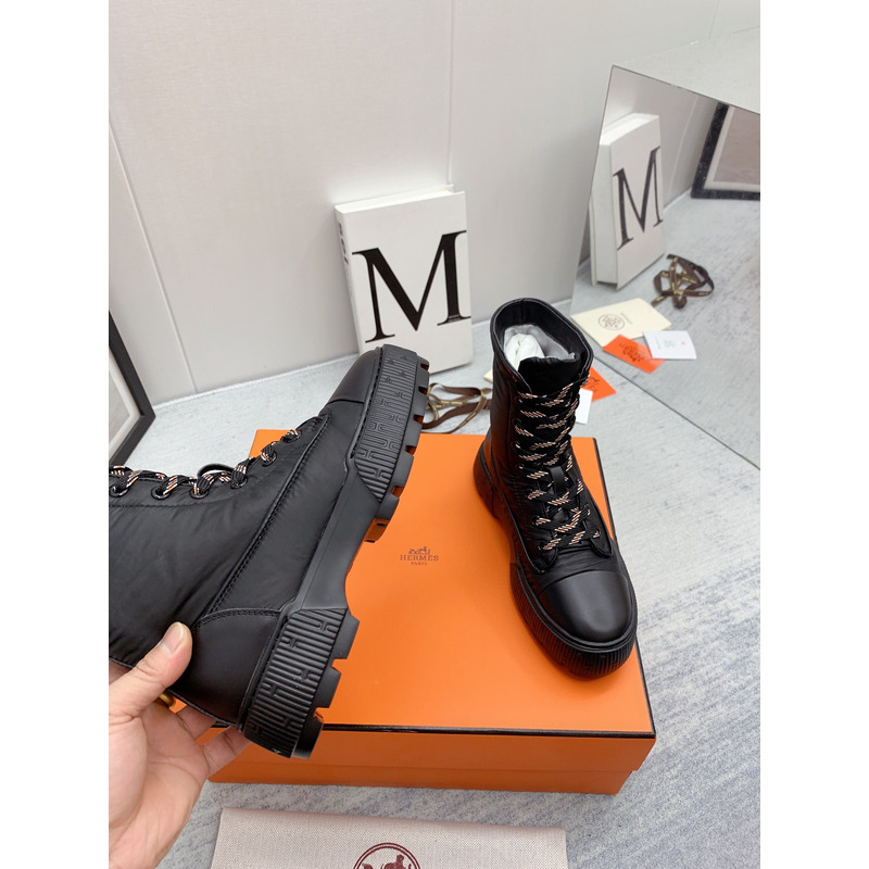 H**mes fresh ankle boot black