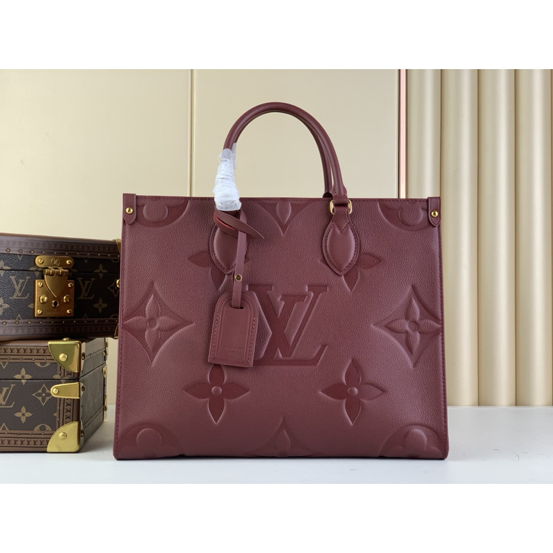 l**is V*t*n onthego mm tote wine red