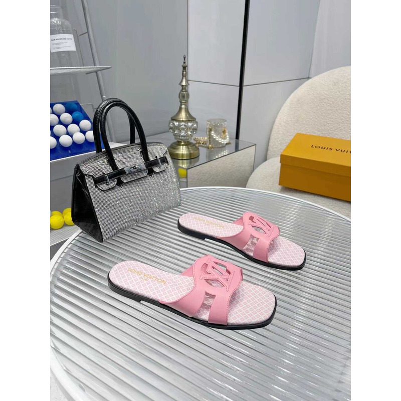 l**is V*t*n flat mule slipper pink