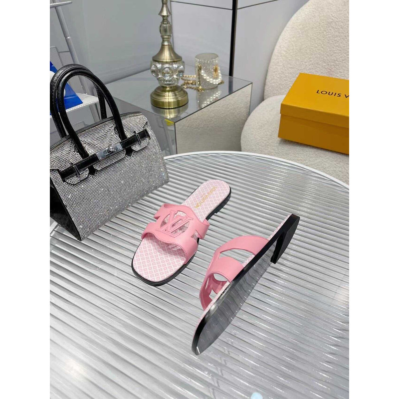 l**is V*t*n flat mule slipper pink