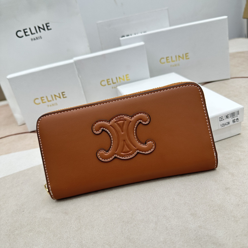 Ce**e long wallets brown wallets