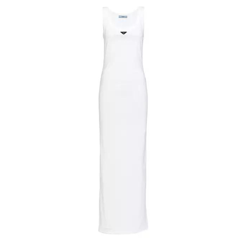 Pra*a women\''s Pra*a cotton jersey dress white