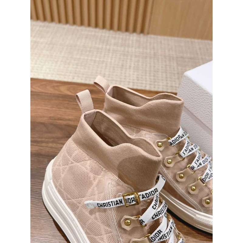 D*or ch**an lace up high-top fabric women\