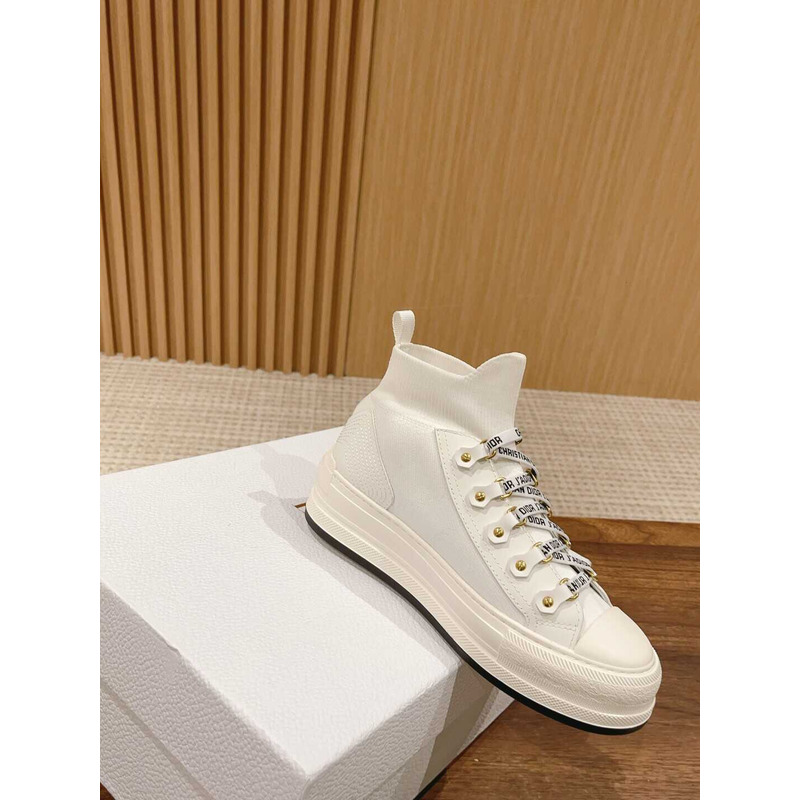 D*or ch**an lace up high-top fabric women\