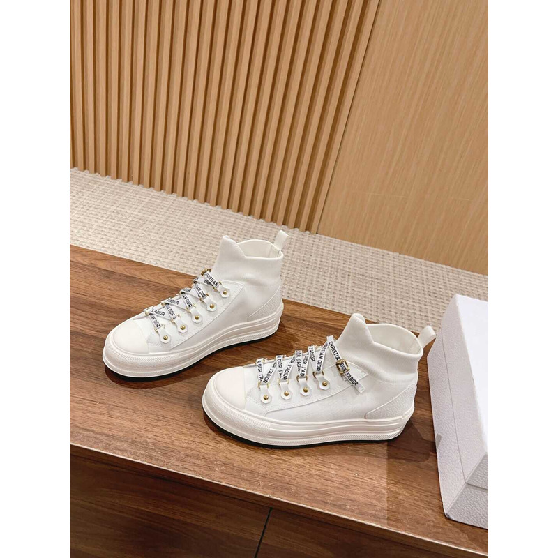 D*or ch**an lace up high-top fabric women\