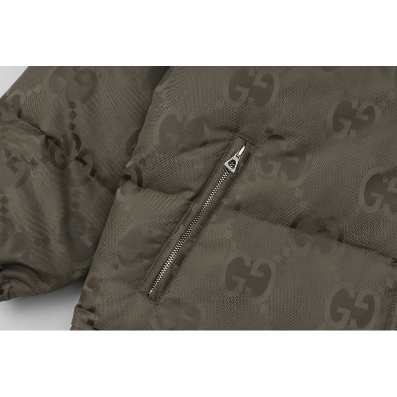 G*u*i umbo gg down jacket brown