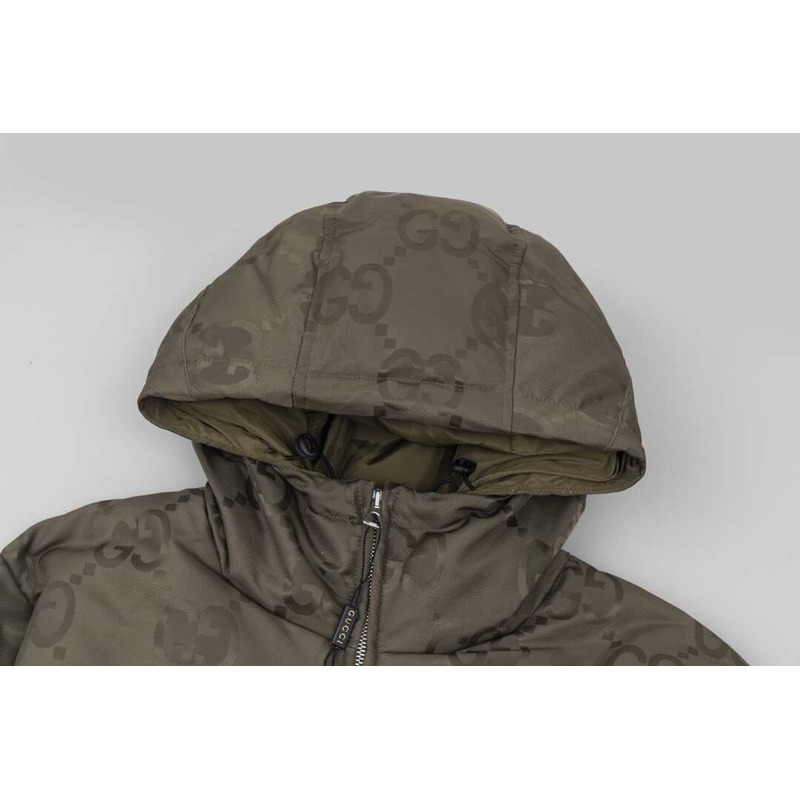 G*u*i umbo gg down jacket brown