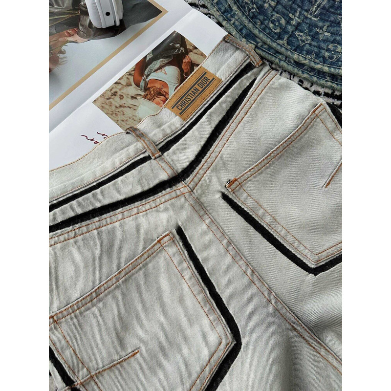 D*or cotton jeans light blue