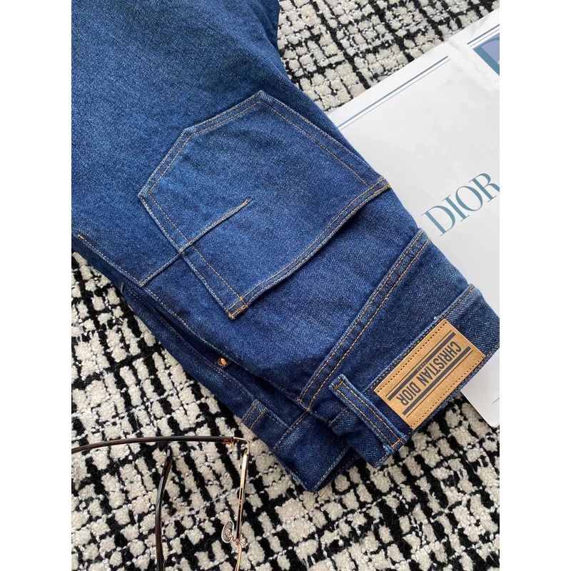 D*or cotton jeans dark blue