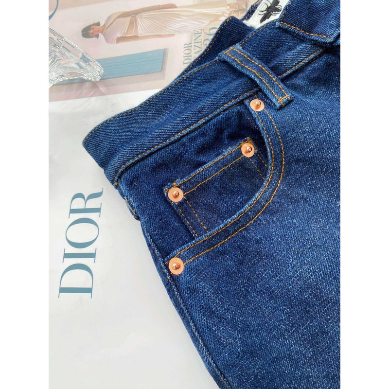 D*or cotton jeans dark blue