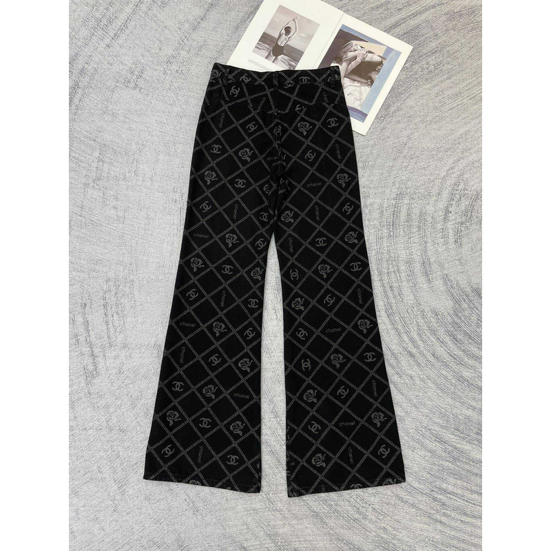 Ch*el cotton cc jeans black