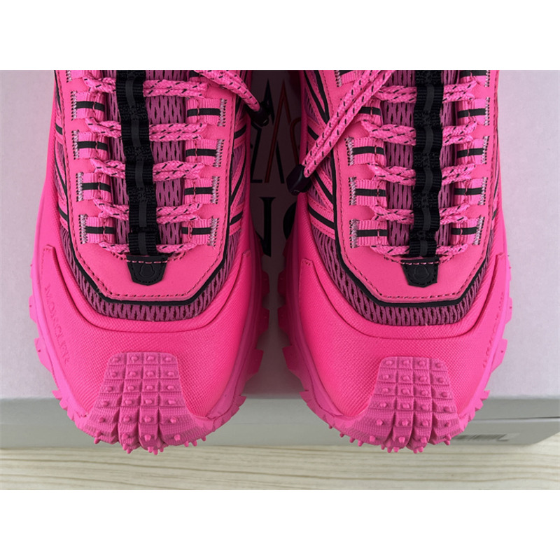 Moncler Trailgrip Low-Top Sneakers Pink