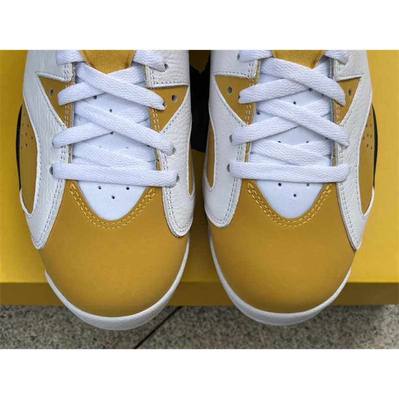 Air Jordan 6 High Sneakers White And Yellow