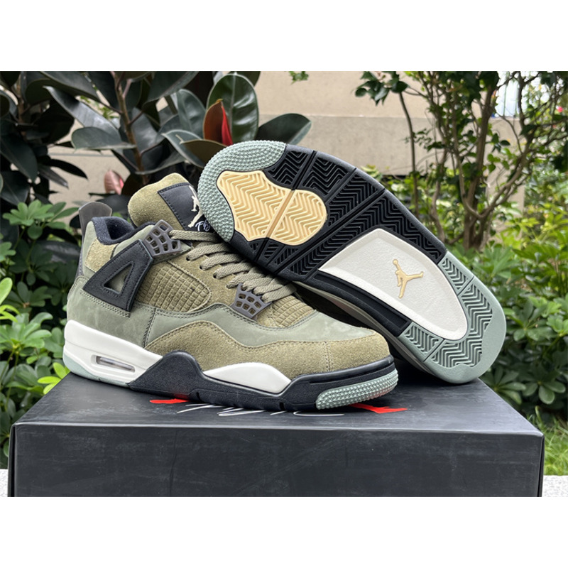 Air Jordan 4 Sneakers Craft Olive