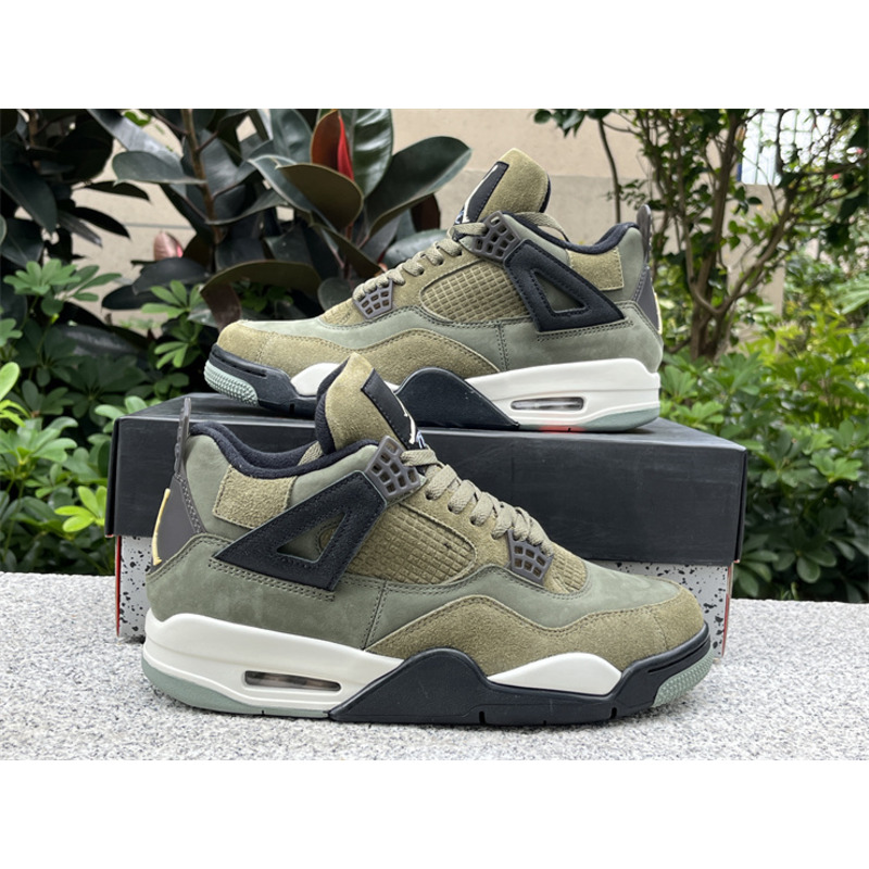 Air Jordan 4 Sneakers Craft Olive