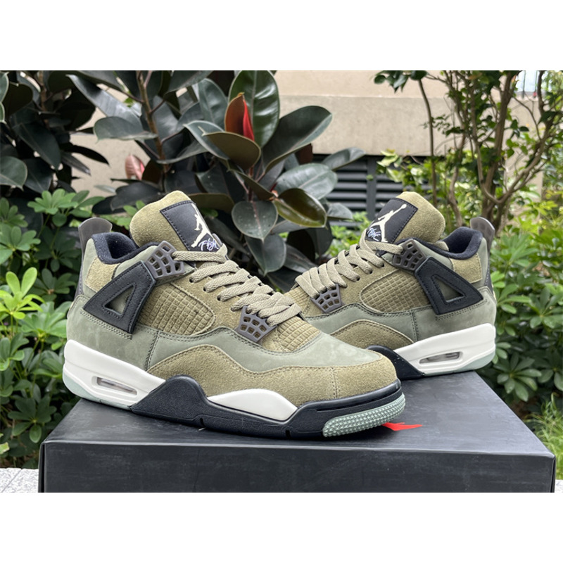 Air Jordan 4 Sneakers Craft Olive