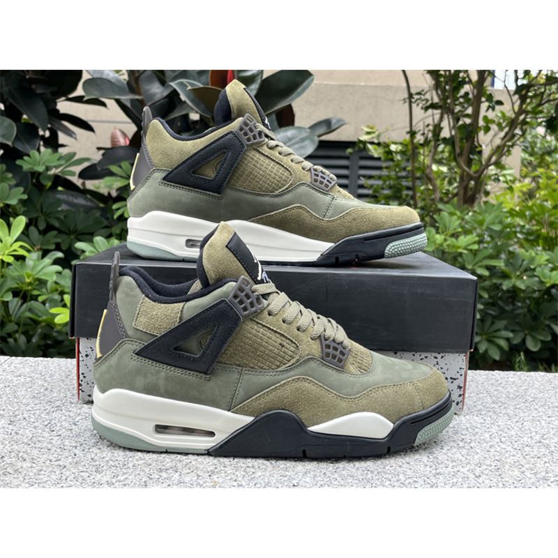 Air Jordan 4 Sneakers Craft Olive