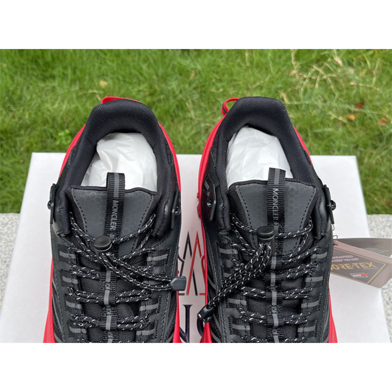 Moncler Trailgrip GTX Low-Top Sneakers Black And Red