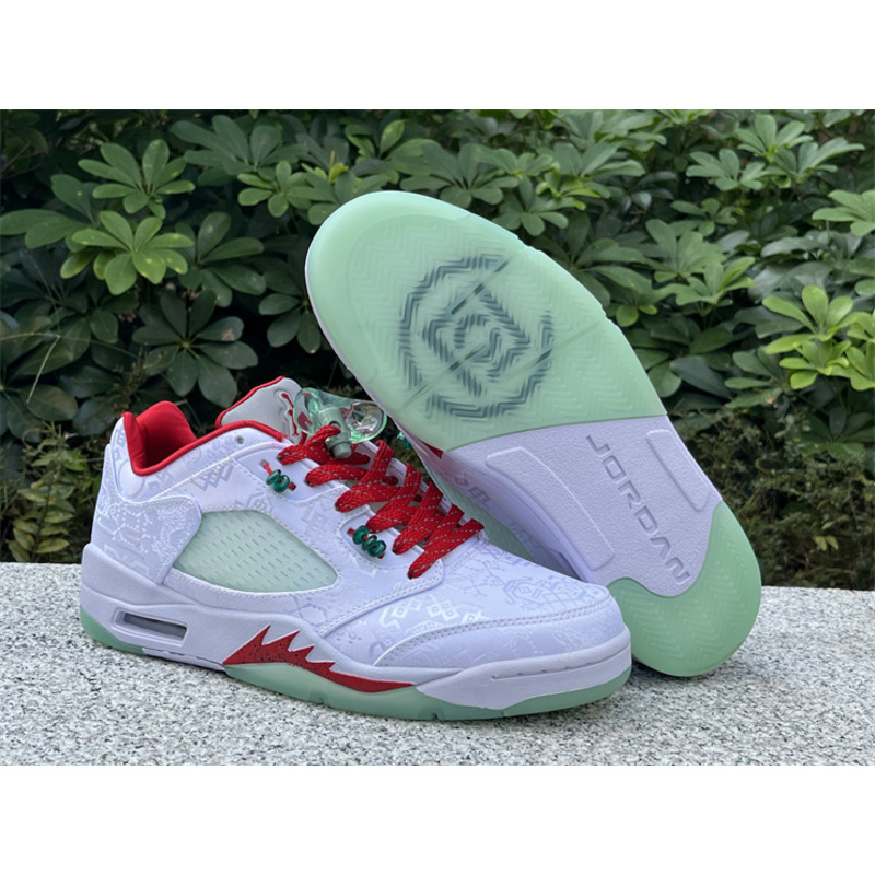 Air Jordan 5 Low x Clot White Silk