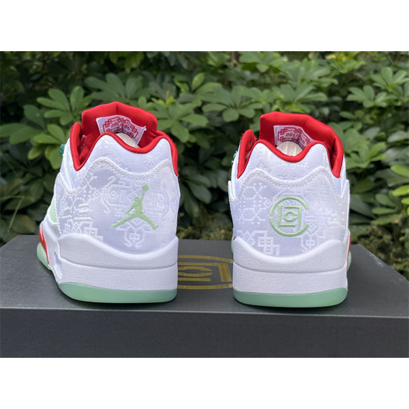 Air Jordan 5 Low x Clot White Silk