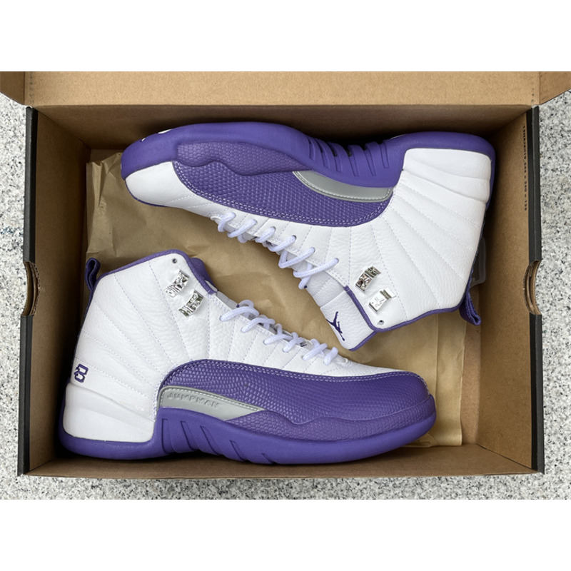 Air Jordan 12 Sneakers Purple White