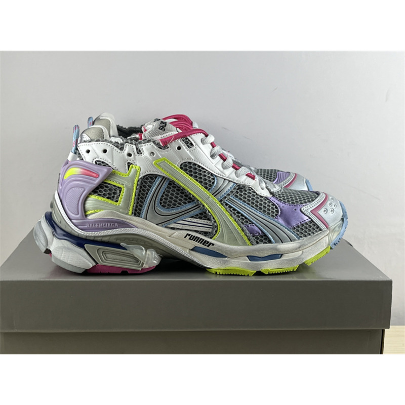 Ba*len*cia*ga runner low-top sneakers multi colors