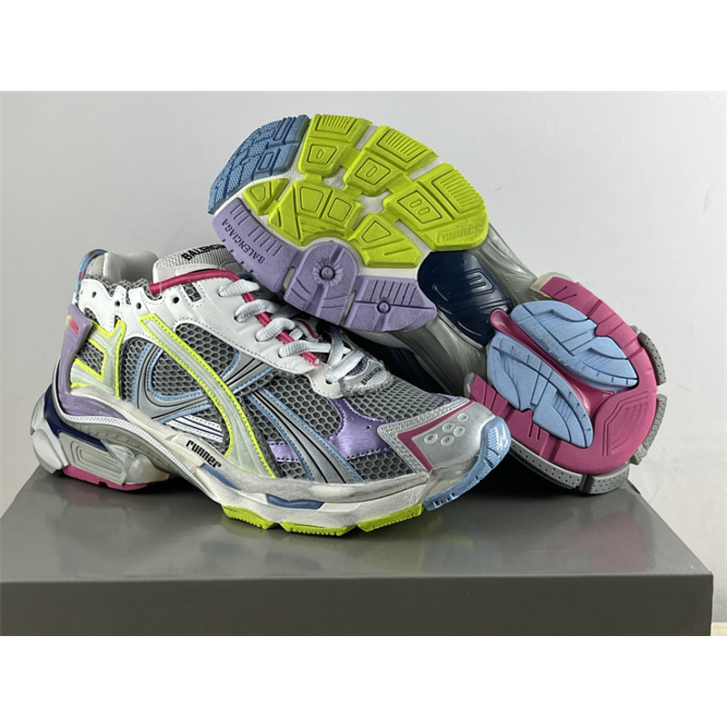 Ba*len*cia*ga runner low-top sneakers multi colors