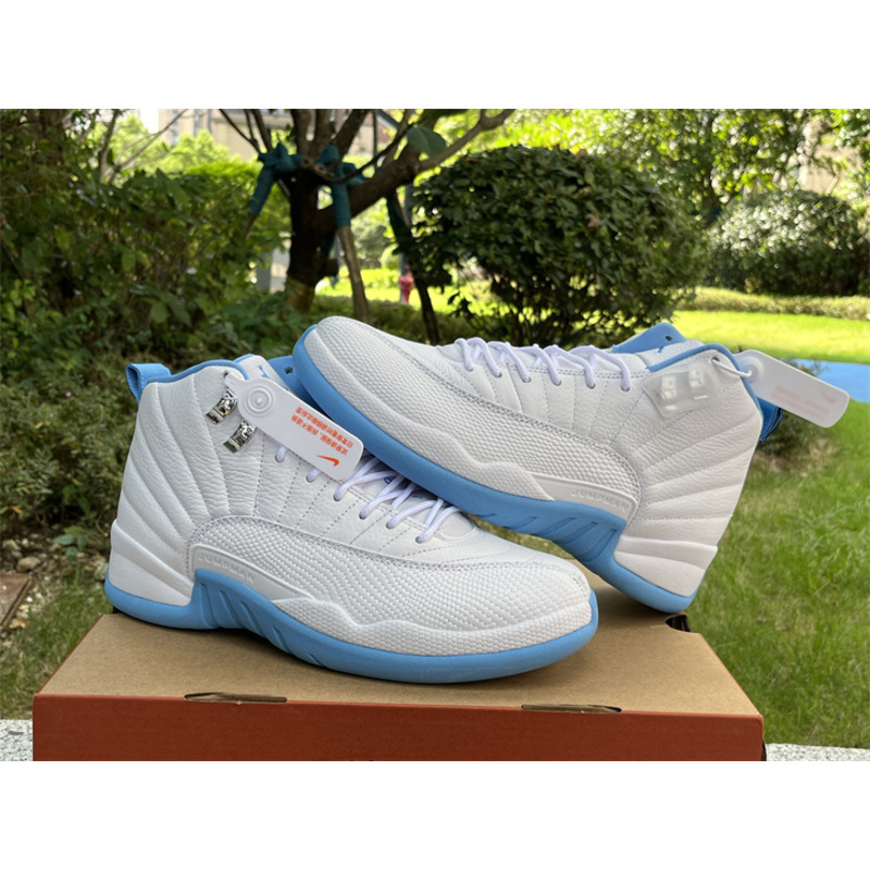 Air Jordan 12 Retro White Univ Blue