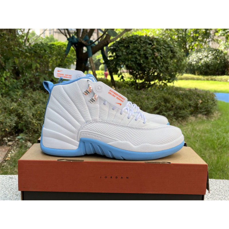 Air Jordan 12 Retro White Univ Blue