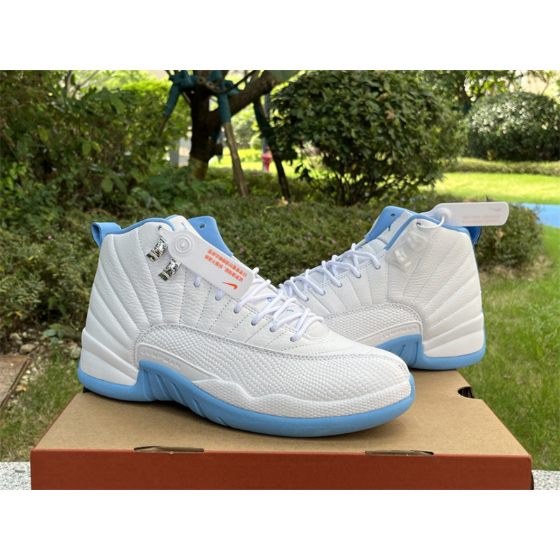 Air Jordan 12 Retro White Univ Blue