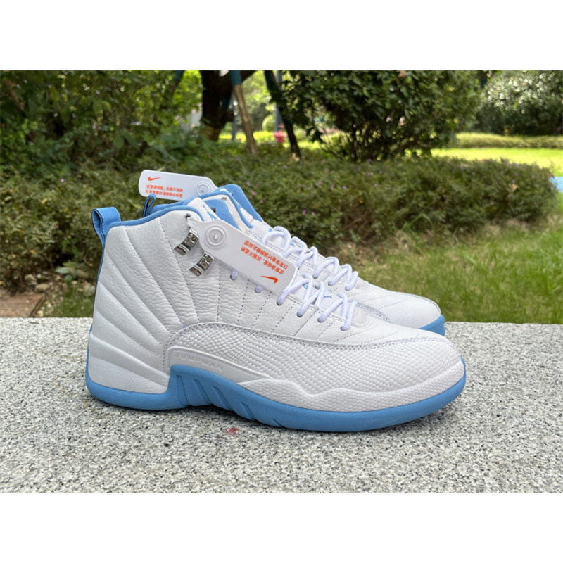 Air Jordan 12 Retro White Univ Blue