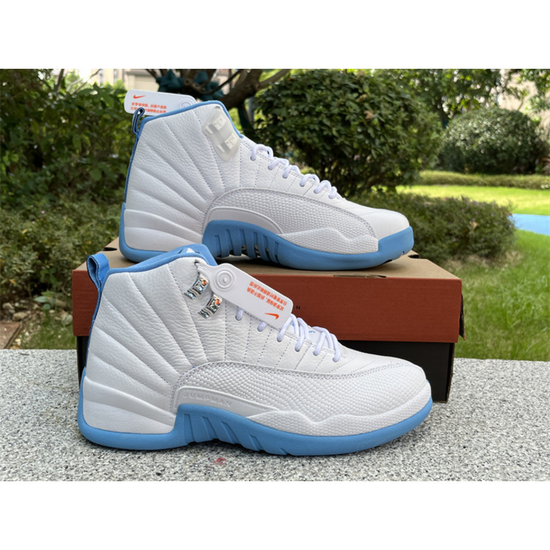 Air Jordan 12 Retro White Univ Blue