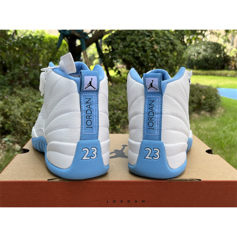 Air Jordan 12 Retro White Univ Blue