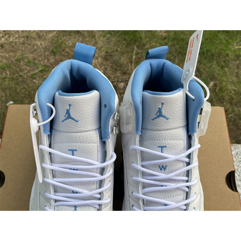 Air Jordan 12 Retro White Univ Blue