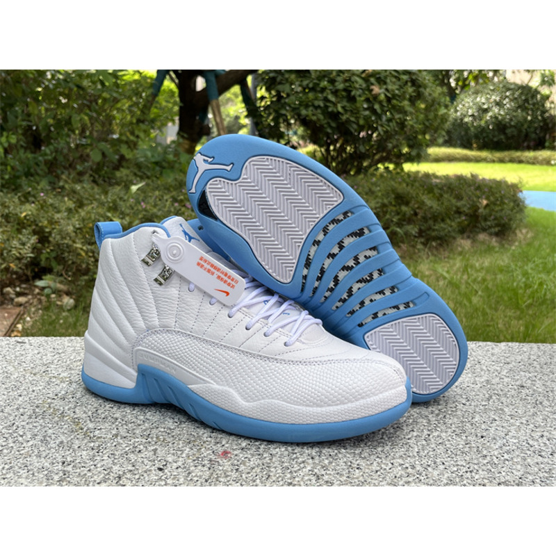 Air Jordan 12 Retro White Univ Blue