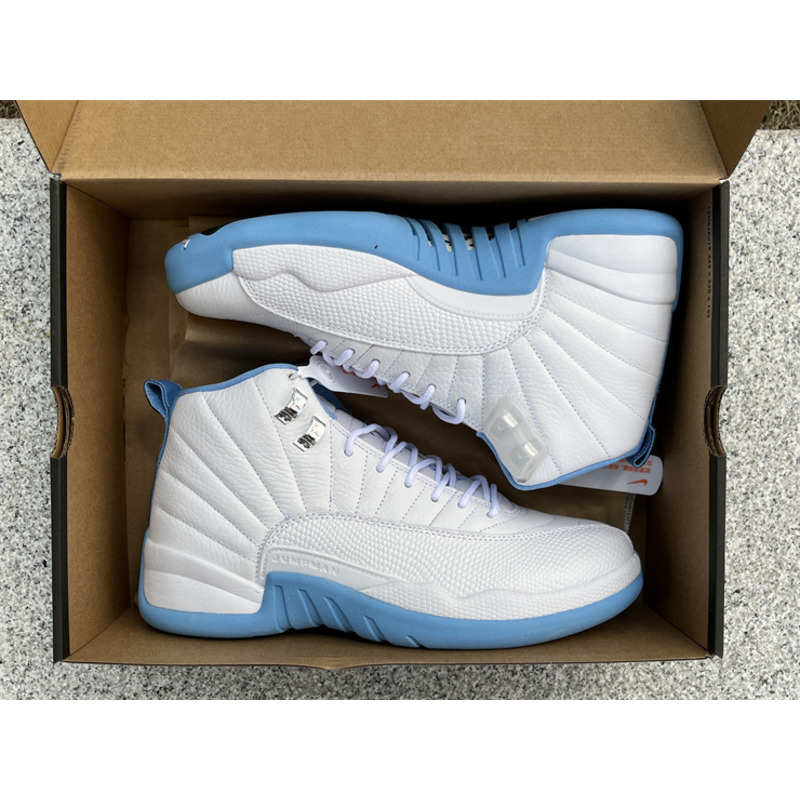 Air Jordan 12 Retro White Univ Blue