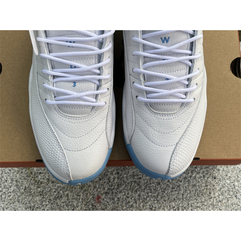 Air Jordan 12 Retro White Univ Blue